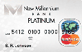 New Millennium Bank Secured Platinum Visa or Mastercard